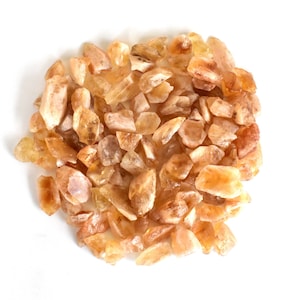 Natural Raw Citrine Crystal Chips, Wholesale Bulk Lots Undrilled Loose Freeform Yellow Gemstone For Beginner&#39;s DIY Jewelry Making Collection