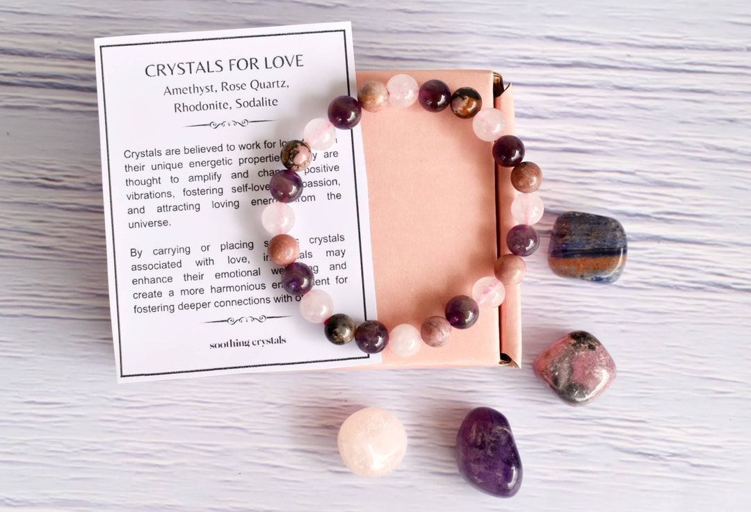 Crystal Attracting LOVE Kit, Loved Gift Set, Love Stones Set for