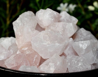 Raw Rose Quartz 1 inch Rough Stones ~ Natural Rose Quartz Rough Rocks ~ Raw Gemstones ~ Rough Gemstone ~Rose Quartz Raw Crystals ~Raw Stones