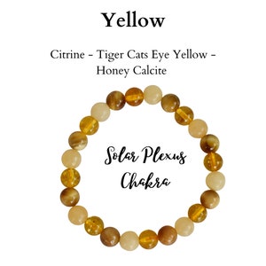 Harmonize SOLAR PLEXUS Chakra Crystals Bracelet, Chakra Stones Bracelet, Healing Crystal Energy Bracelet,Chakra Balancing,Elevate Confidence