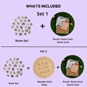 Rainbow Moonstone Rune Sets Elder Futhrak Rune Set Gemstone Runic Set ...