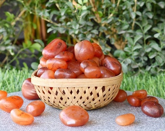 Carnelian Tumbled Stones A Grade Healing Crystals, Gemstone Natural Tumbled Stones in pack sizes of 1,2,3,5 and 10 Pieces