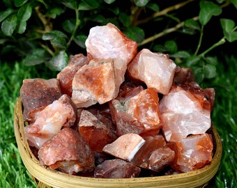 Raw Carnelian 1 inch Rough Natural Stones ~ Raw Natural Carnelian Gemstone ~ Raw Gemstone ~Rough Carnelian Gemstone-Healing Crystals & Stone