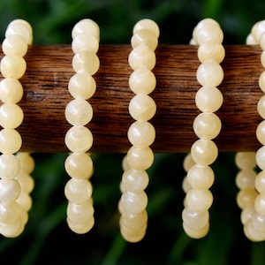 Honey Calcite Bracelet 4mm, 6mm, 8mm, 10mm  A Round Beaded Bracelet Orange Calcite Gemstone Healing Bracelet Calcite Stone Bracelet