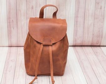 womens leather backpack sale