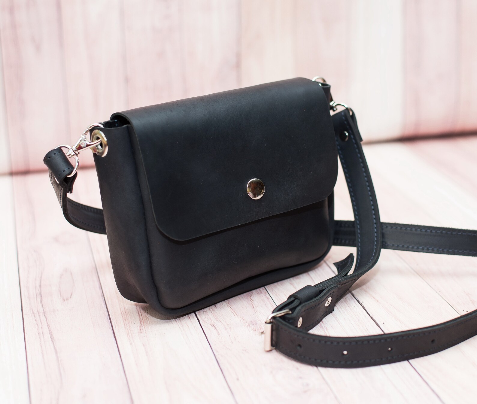 Leather Crossbody Bag Leather Bag Small Leather Crossbody - Etsy