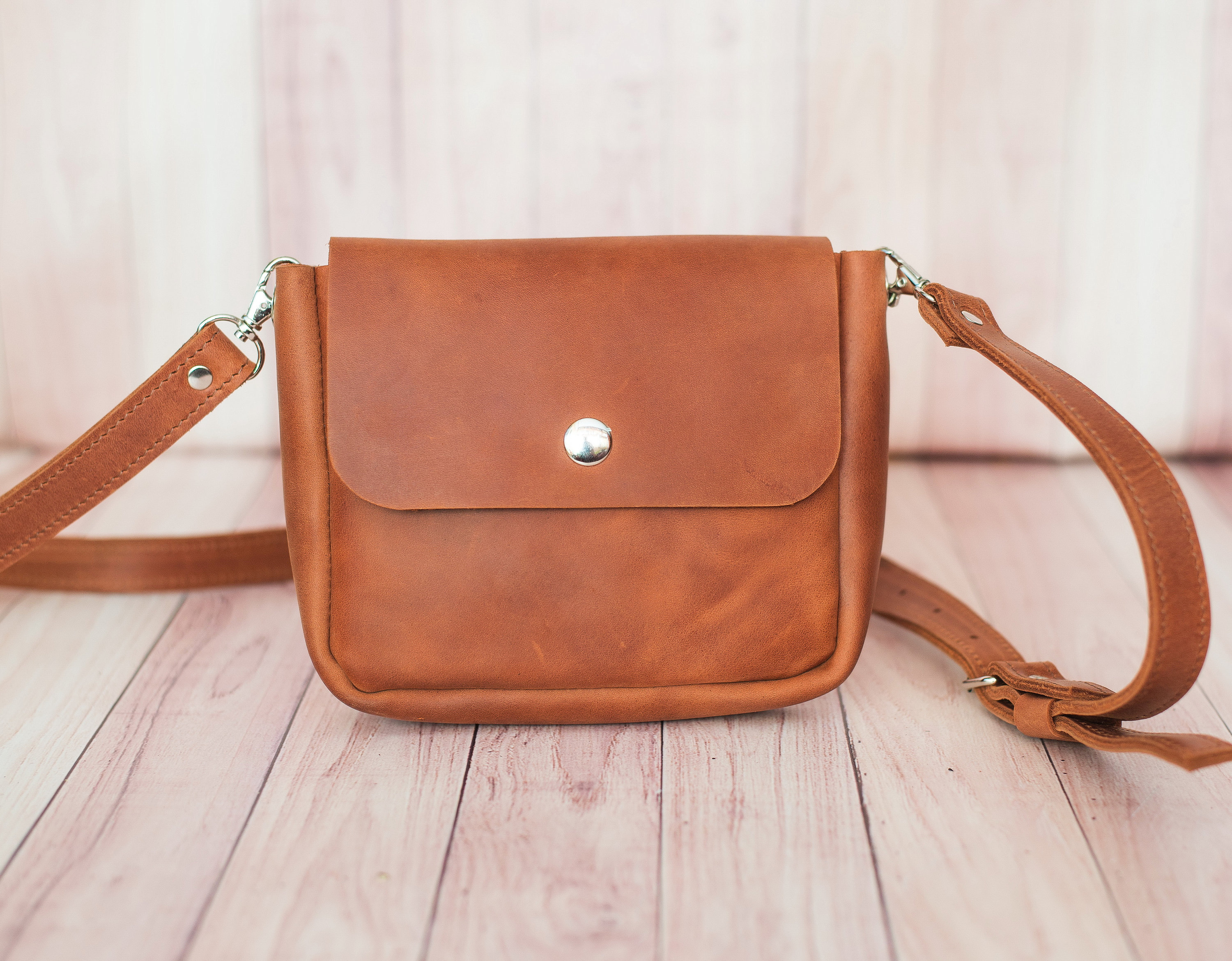 Leather Crossbody Bag Leather Bag Small Leather Crossbody Etsy