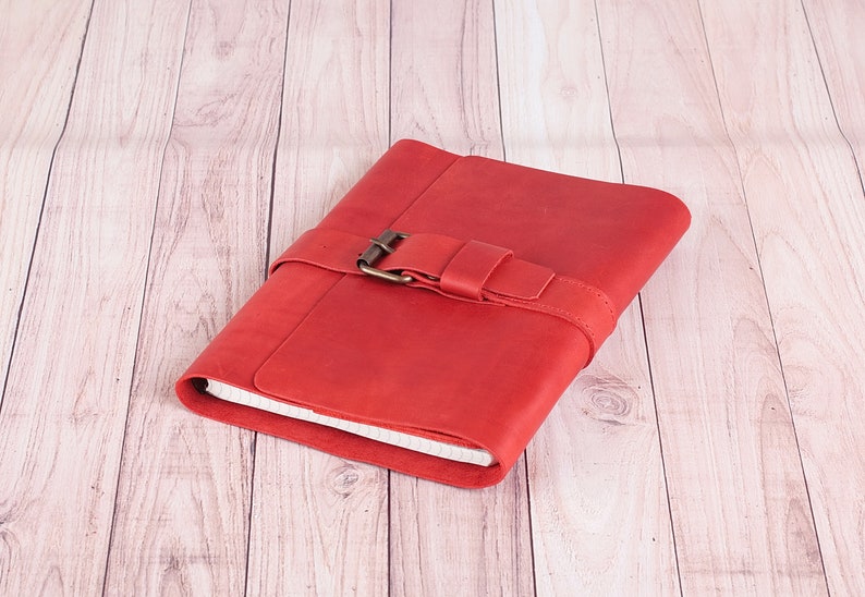Leather Notebook A5 Notebook Cover Leather Portfolio Book Etsy