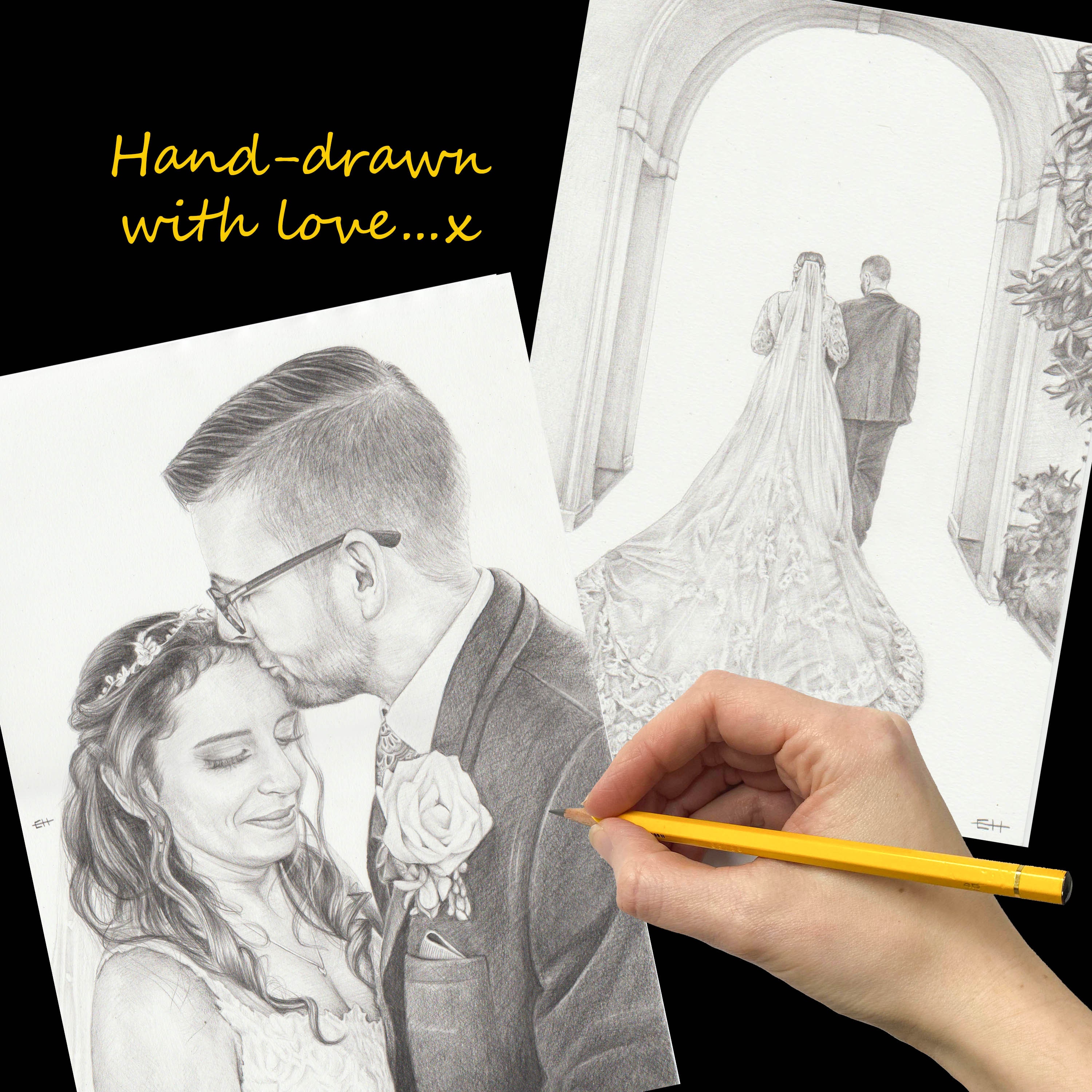 Wedding anniversary drawing for my... - My world of drawings | Facebook