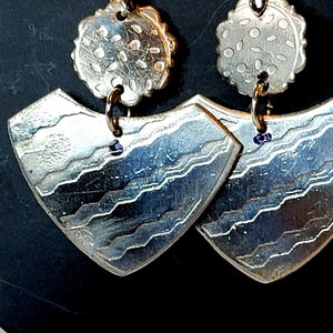 Sterling Silver drop earrings