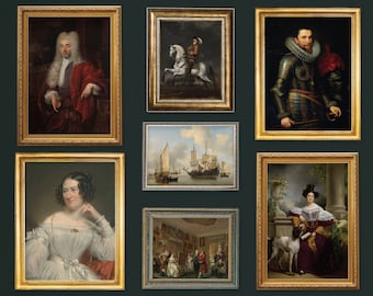 Traditional English Manor Art English Manor Gallery Wall Vintage British Manor Wall Decor Estate Wall Decor English Countryside Art Print