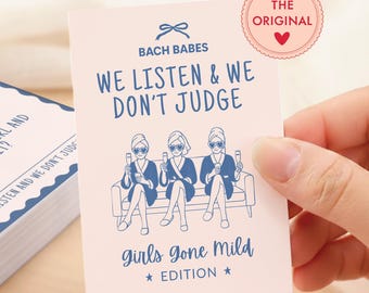 Blue Girls Gone Mild Bachelorette Games Bach Party Game Printable Bachelorette Fun Activities Hens Party Game Viral TikTok Girls Night Game