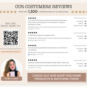 Wedding Website Invitation Template Canva Photo Wedding Invitation Digital Wedding Website RSVP Invitación Boda Digital Boda Pagina Editable image 10