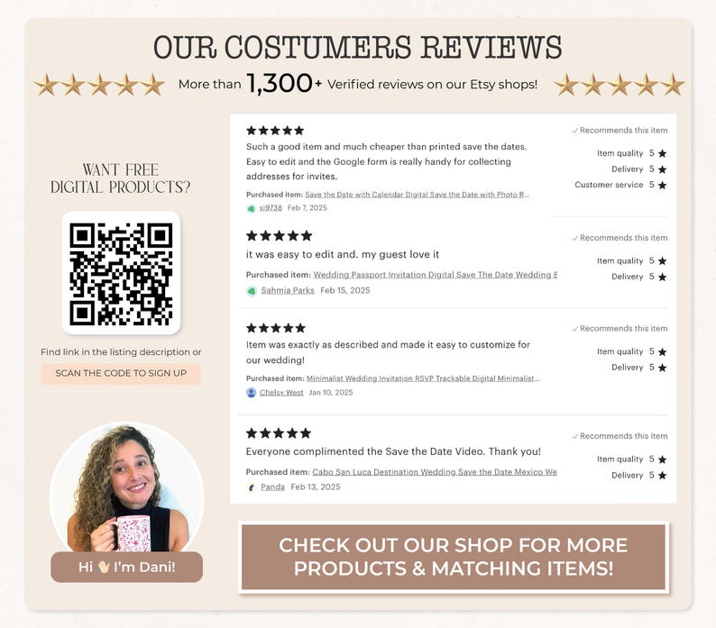 Wedding Website Invitation Template Canva Photo Wedding Invitation Digital Wedding Website RSVP Invitación Boda Digital Boda Pagina Editable image 10