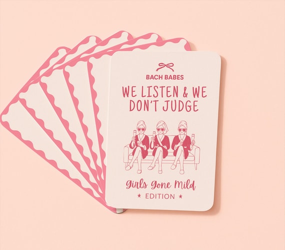 Girls Gone Mild Bachelorette Party Games Bachelorette Games Printable Bachelorette Trip Fun Game Bach Trip Digital Download Bachelorette