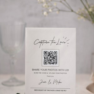 Wedding QR Code Photo QR Code Wedding Sign Template Wedding Game I Spy