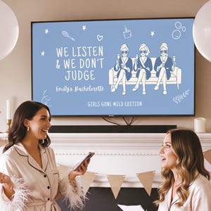 Bach Party Game Drinking Game Editable Canva Game We Listen & We Don't Judge
