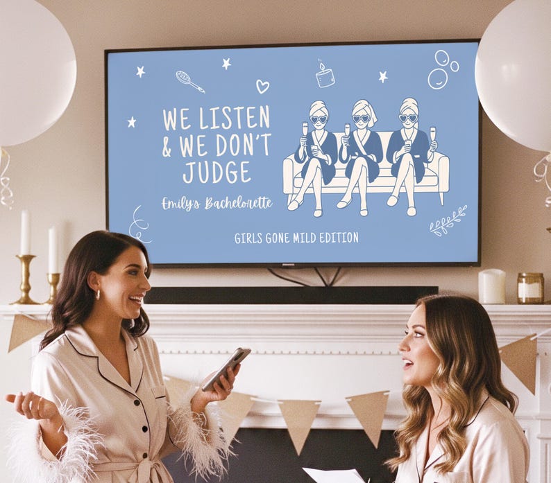 Bach Party Game Drinking Game Editable Canva Game We Listen & We Don't Judge