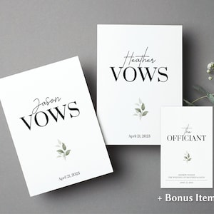 Livro de votos de casamento personalizado Livro elegante para casamento dele e dela Livro de votos de casamento para livreto de votos de casamento Livro oficiante Modelo de livro de votos personalizado
