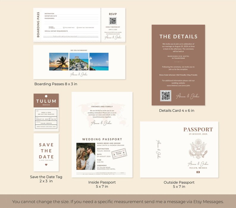Passport Editable Template Passport Printable Invitation Passport Template Canva Invite