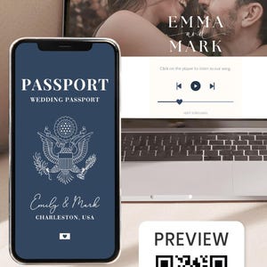 Wedding Guest Info Packet Destination Wedding Boarding Pass Invite