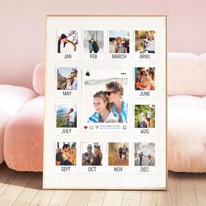 Idea de regalo Día de San Valentín Regalo para novio Personalizar regalo para novia Regalo significativo Idea de aniversario Tarjeta de regalo para el primer aniversario Hazlo tú mismo