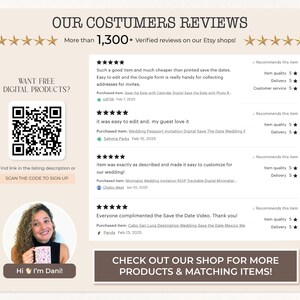 CANVA Wedding Invitation WEB Wedding Invitation with Trackable RSVP Digital Wedding Invite Template Digital Wedding Announcement Minimalist image 10