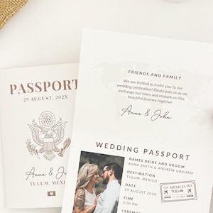 Destination Wedding Invitation Passport Template Boarding Pass Invitation Printable Passport Invitation Template Wedding Passport Custom