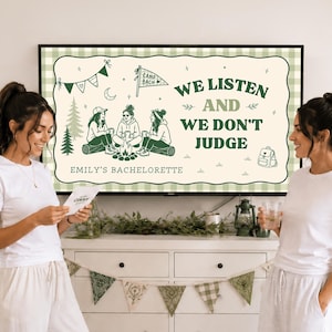 Last Trail Before the Veil Bachelorette Game Bundle Camp Bach Bachelorette Theme