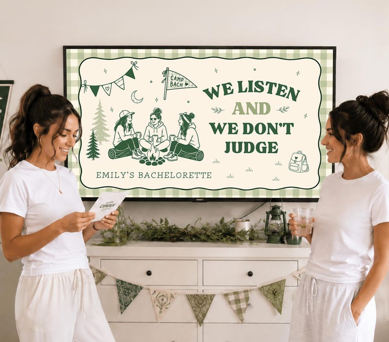 Last Trail Before the Veil Bachelorette Game Bundle Camp Bach Bachelorette Theme