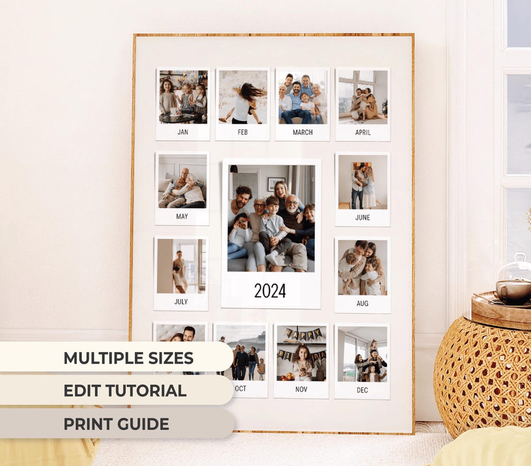 Custom Family Photo Collage Keepsake Wall Art Family Photos Collage Art ...