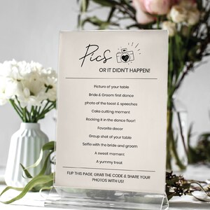 Wedding Game I Spy Wedding Table Sign Canva Custom Wedding Sign Blow Up Their Phone Sign