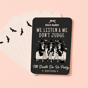 Till Death Do Us Party Bachelorette Game Printable Bride Or Die Bach Game Til Death Do Us Party Games RIP single Life Halloween Girl Party