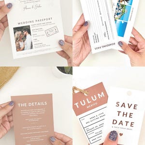 Passport Editable Template Passport Printable Invitation Passport Template Canva Invite