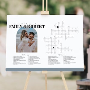 Wedding Crossword Puzzle Sip and Solve Crossword Puzzle Wedding Crossword Template Wedding Games Sip and Solve Crossword Puzzle Template DIY