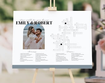 Wedding Crossword Puzzle Sip and Solve Crossword Puzzle Wedding Crossword Template Wedding Games Sip and Solve Crossword Puzzle Template DIY