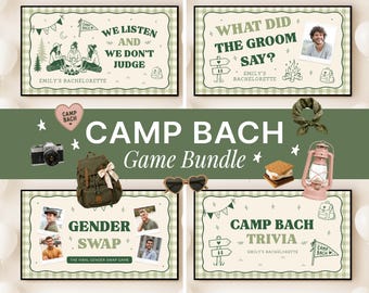 Jeu d'enterrement de vie de jeune fille « Last Trail Before the Veil » Camp Bachelier sur le thème « EVJF » Jeu de voyage entre filles très probablement Jeu sur toile EVJF