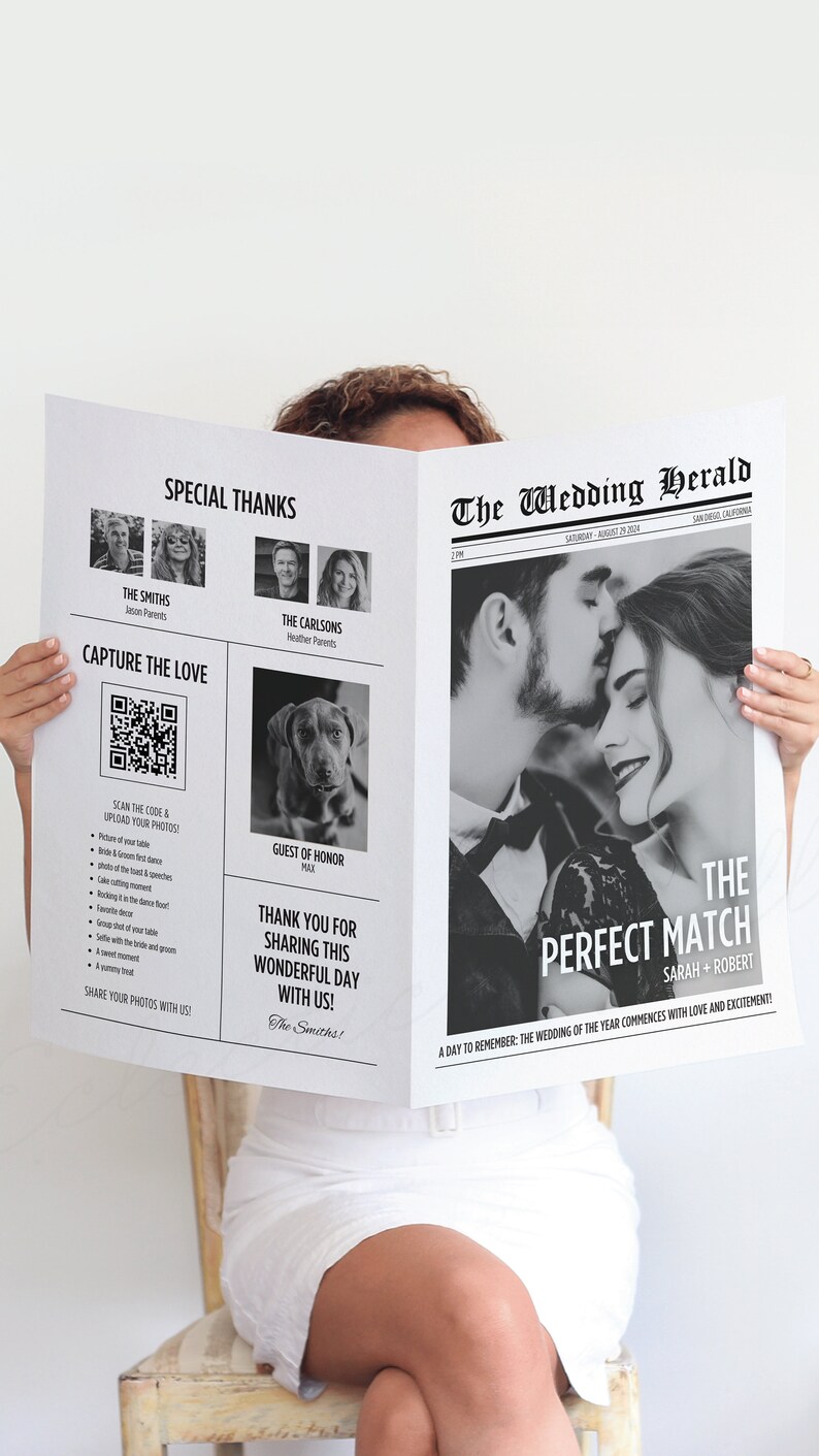 Wedding Unique Idea Wedding Decor Modern Wedding Itinerary Template Wedding Keepsake