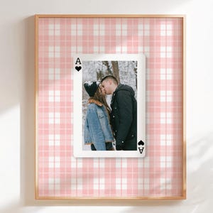 Benutzerdefinierte Geschenkidee Einzigartiges personalisiertes Geschenk Benutzerdefinierte Spielkarten Fotodruck Wandkunst Einzigartiges Geschenk für Paare Romantisches einzigartiges Geschenk für ihre Dekoration