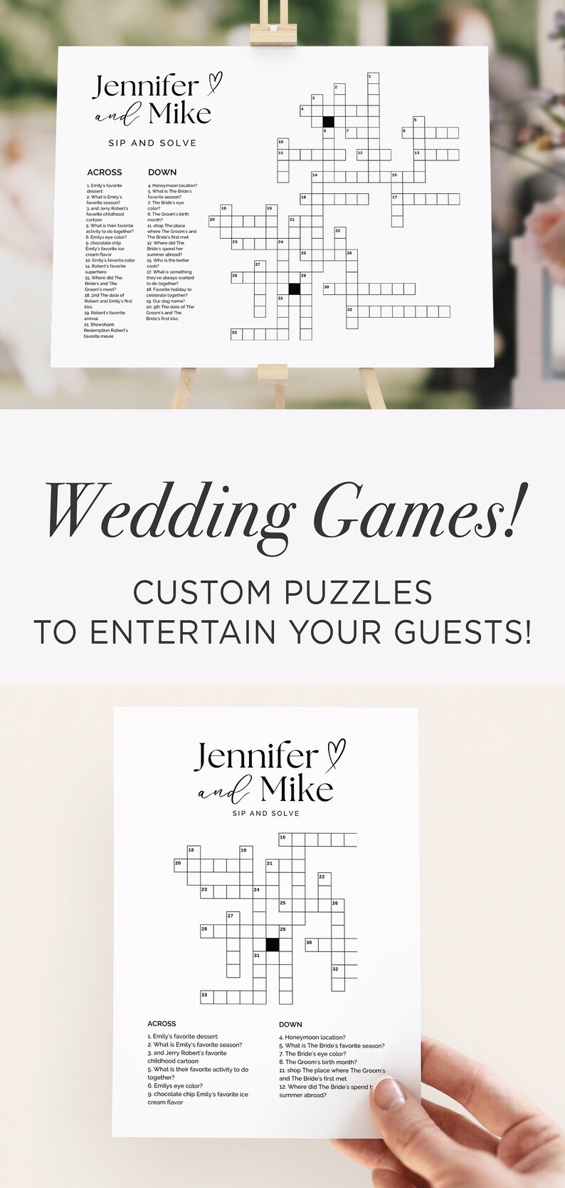 Crossword Puzzle Wedding Crossword Sip Search Large Crossword Puzzle