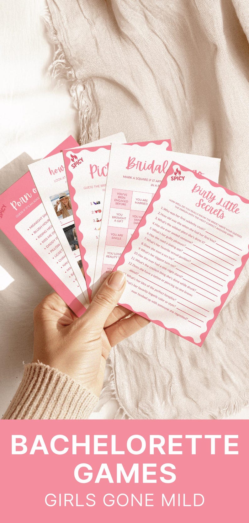 Girl Gone Mild Bachelorette Party Game Printable Game Bach Trip Game Adult