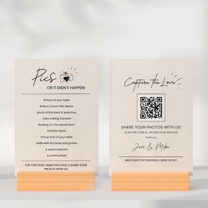 Wedding QR Code Photo QR Code Wedding Sign Template Wedding Game I Spy