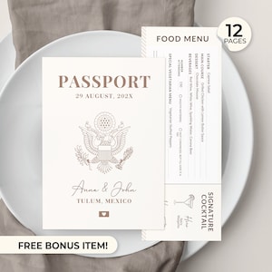 Program Destination Wedding Program Passport Wedding Guide Destination Program
