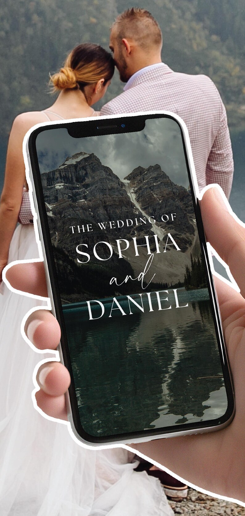 Digital National Park Wedding Invite Editable Online Save the Date National Park