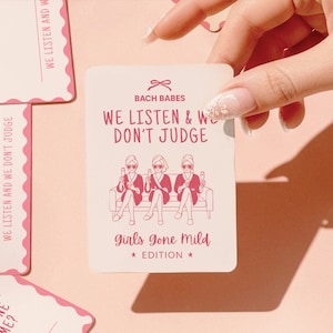Girls Gone Mild Bachelorette Party Games Printable Pack Fun Bach Trip