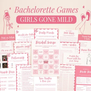 Bach Party Game Set Bachelorette Party Decor Bachelorette Decoration