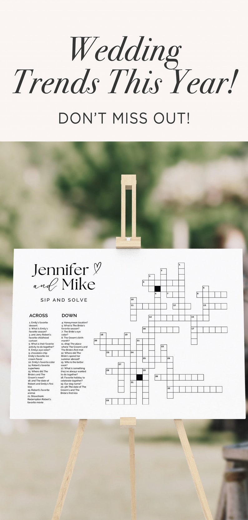 Crossword Puzzle Wedding Crossword Sip Search Large Crossword Puzzle