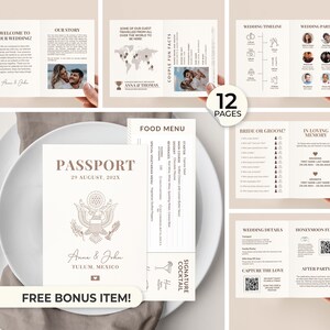 Program Destination Wedding Program Passport Wedding Guide Destination Program