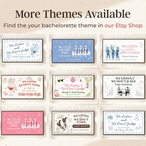 Bach Island Game Bachelorette Party Game Icebraker We Listen & We Don't Judge Game Bachelorette Island Activity Friends Game Reality TV Bach image 12