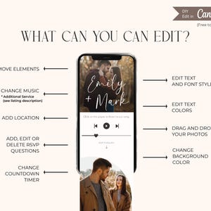 Digital Wedding Invitation With Photo Wedding Invite Website Minimalist